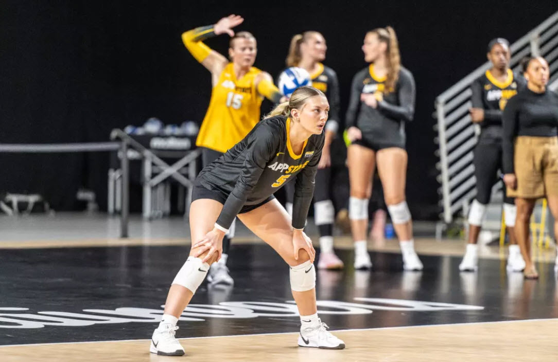 Carolina Farthing (5). Photo by Joseph Chapman, courtesy of App State Athletics